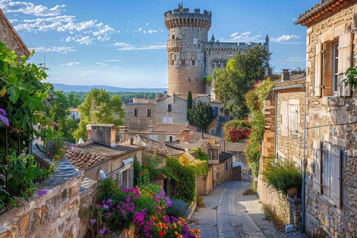 Ferienwohnung Nid Douillet Au Coeur D'Uzès Exterior foto