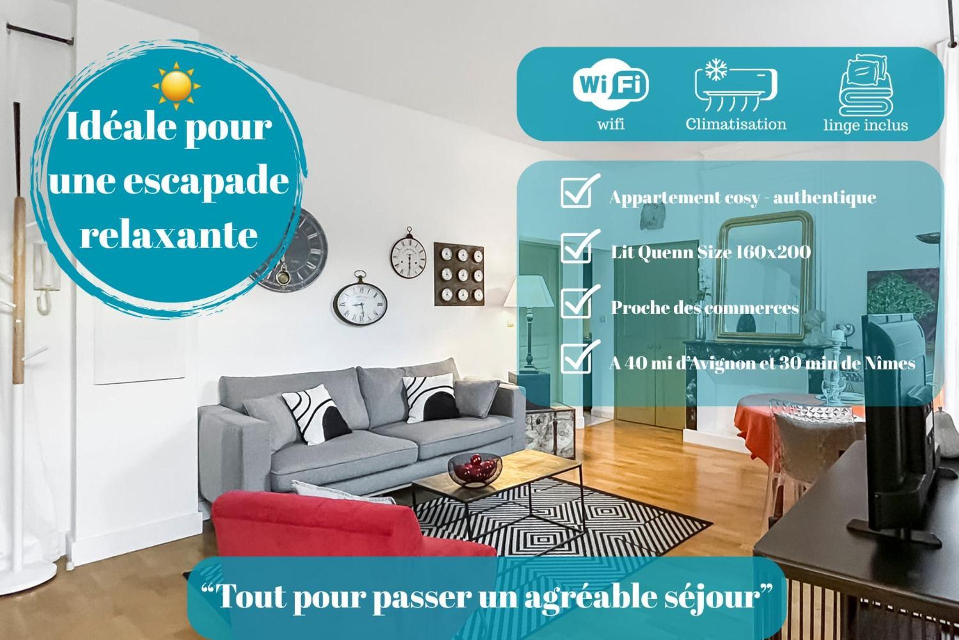 Ferienwohnung Nid Douillet Au Coeur D'Uzès Exterior foto